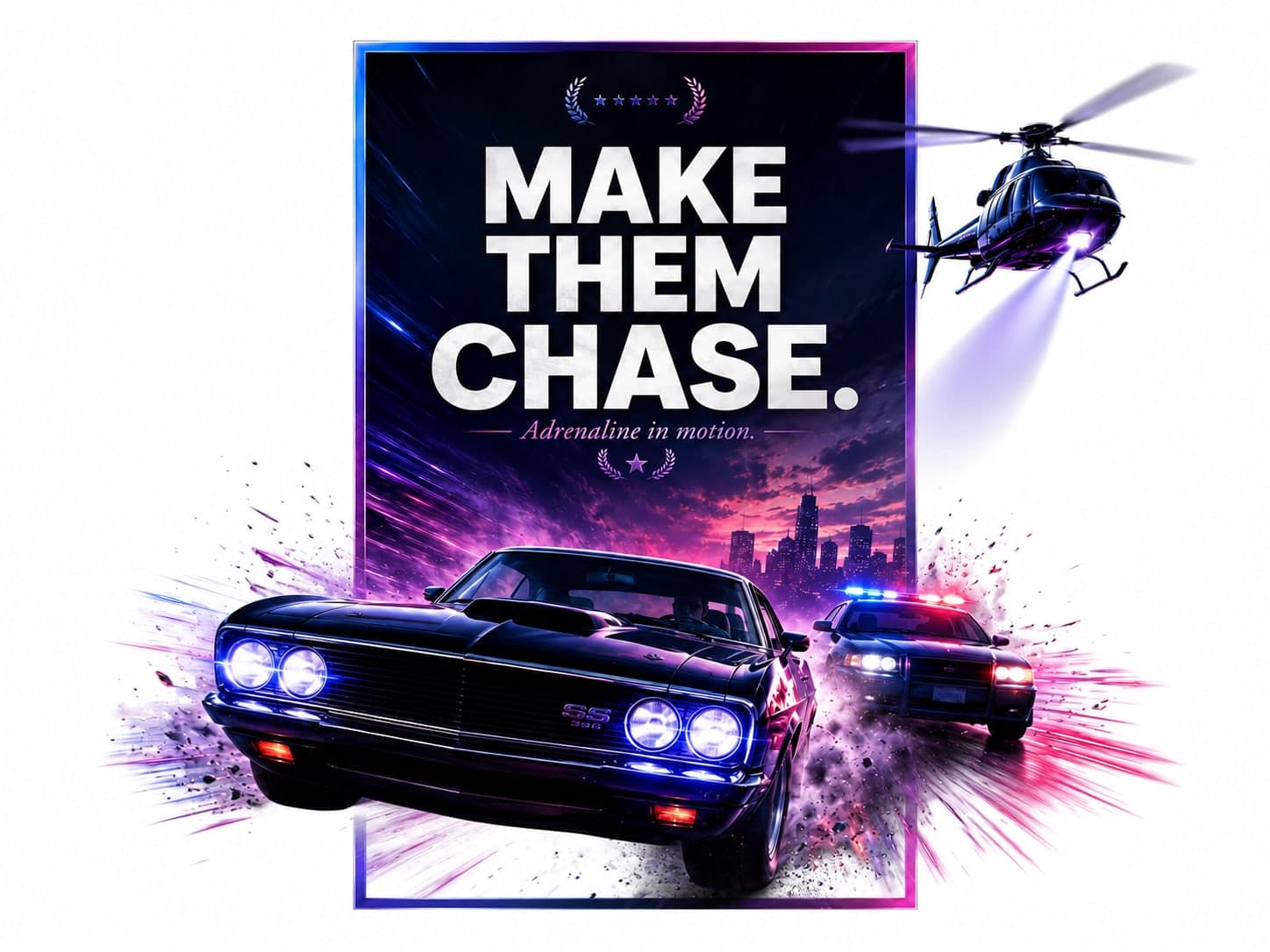 Movie key art adapted for theatrical, festival and social formats
